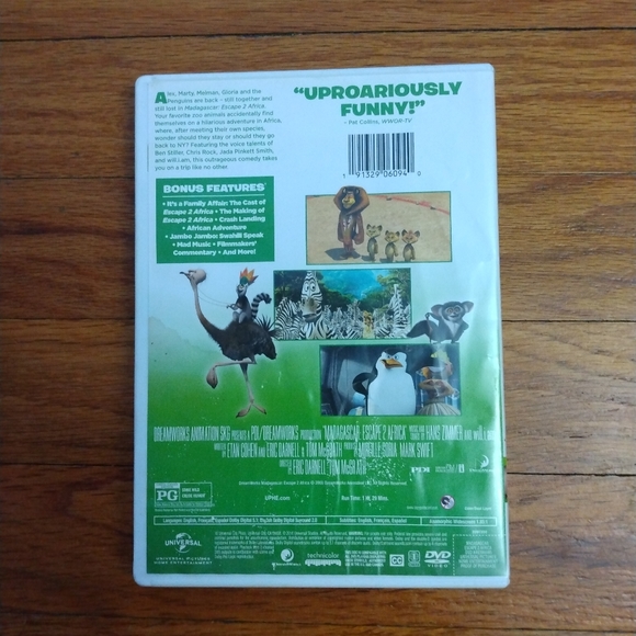 3/$10 ๐ DreamWorks Madagascar 2 Escape Africa DVD - Picture 3 of 5